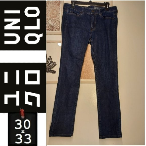 Uniqlo heat tech jeans 30 x 33 - Picture 1 of 10